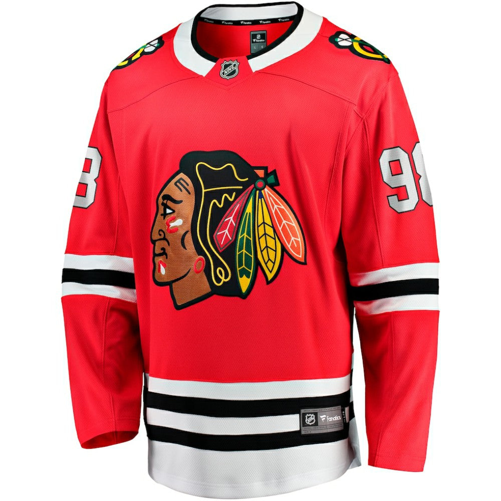 Connor Bedard Chicago Blackhawks Fanatics Home Breakaway Player Jersey - Red Jerseys