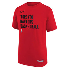 Toronto Raptors Youth Essential Practice T-Shirt - Red on sale