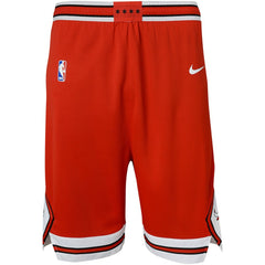 Chicago Bulls Youth Icon Edition Mesh Performance Swingman Shorts - Red discount