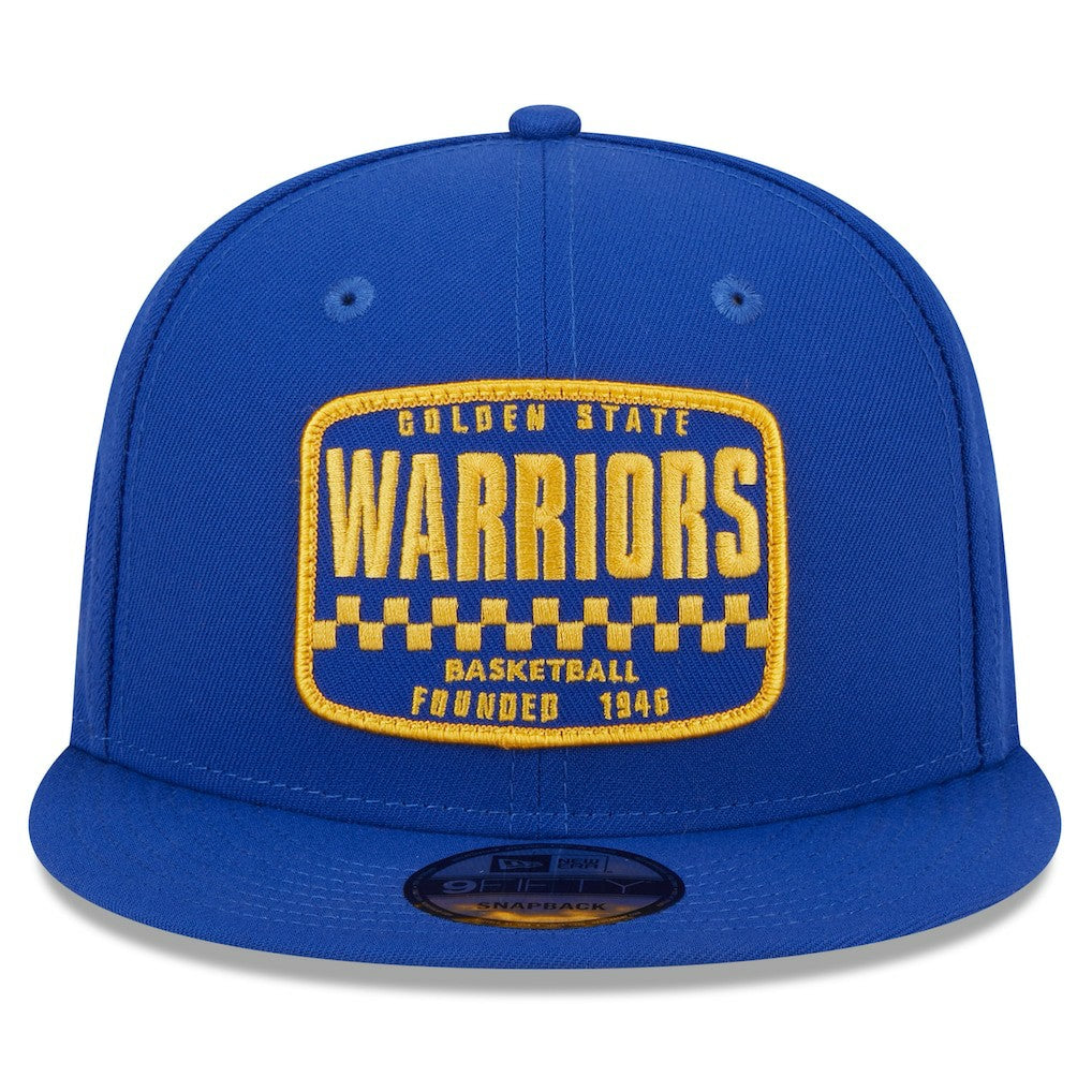 Golden State Warriors Rally Drive Finish Line Patch 9FIFTY Snapback Hat sale - Royal for sale