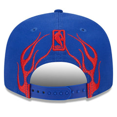 Philadelphia 76ers Rally Drive Flames 9FIFTY Snapback Hat - Royal sale