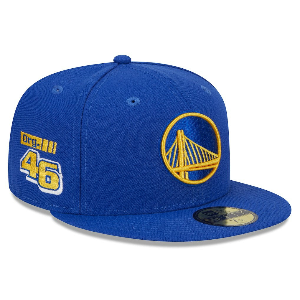 Golden State Warriors Rally Drive Side Patch 59FIFTY Fitted Hat sale - Royal sale