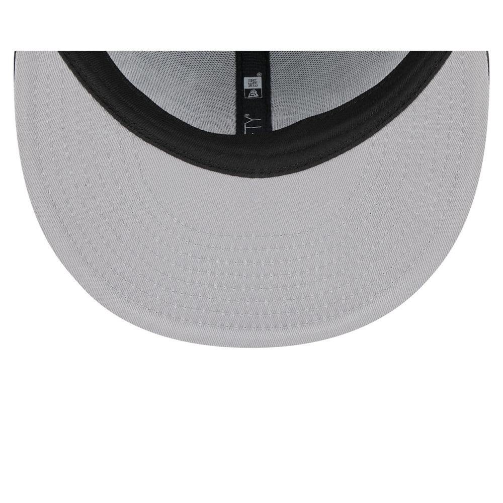 Miami Heat Rally Drive Checkerboard 59FIFTY Crown Fitted Hat - Black cheap