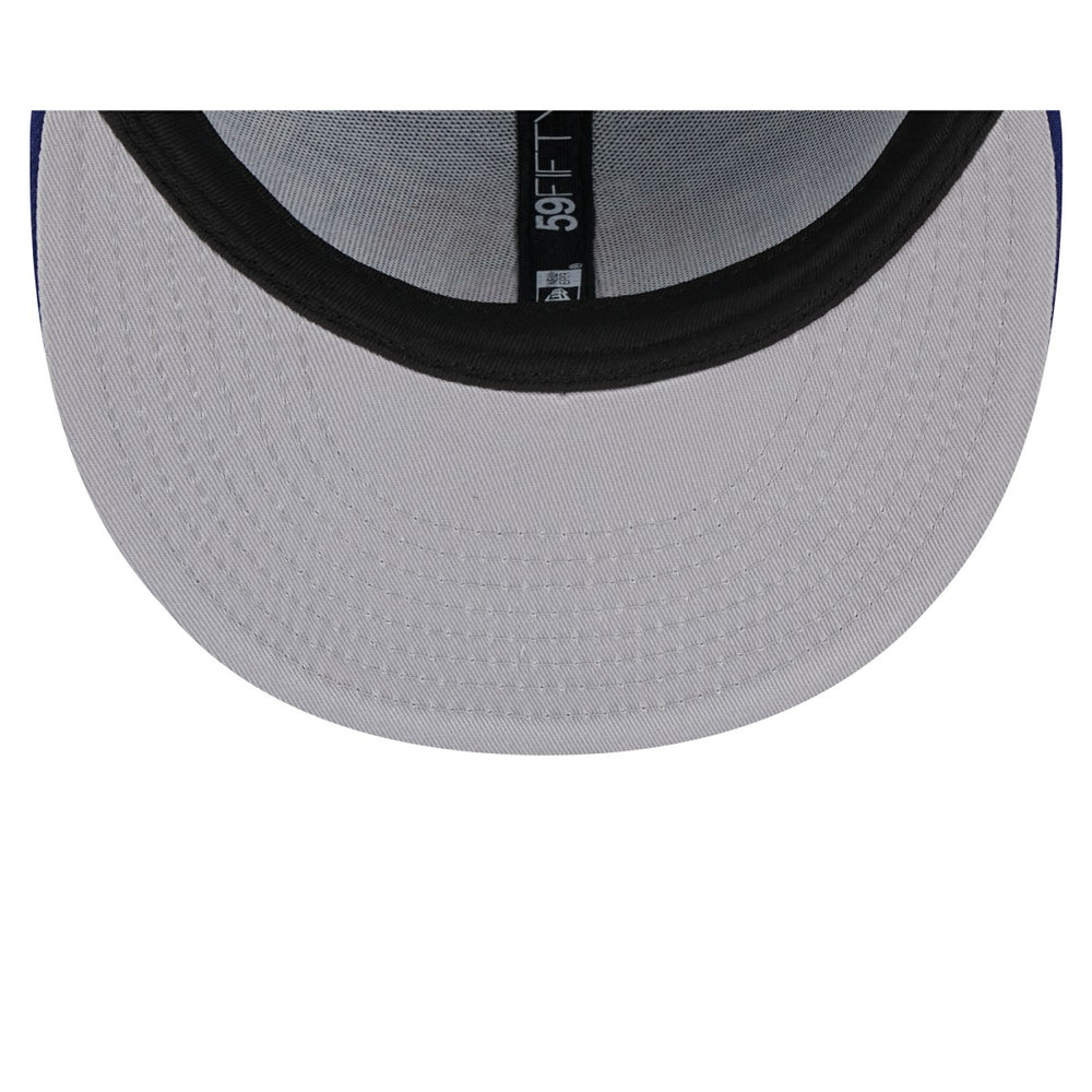 New York Knicks Rally Drive Checkerboard 59FIFTY Crown Fitted Hat - Blue outlet