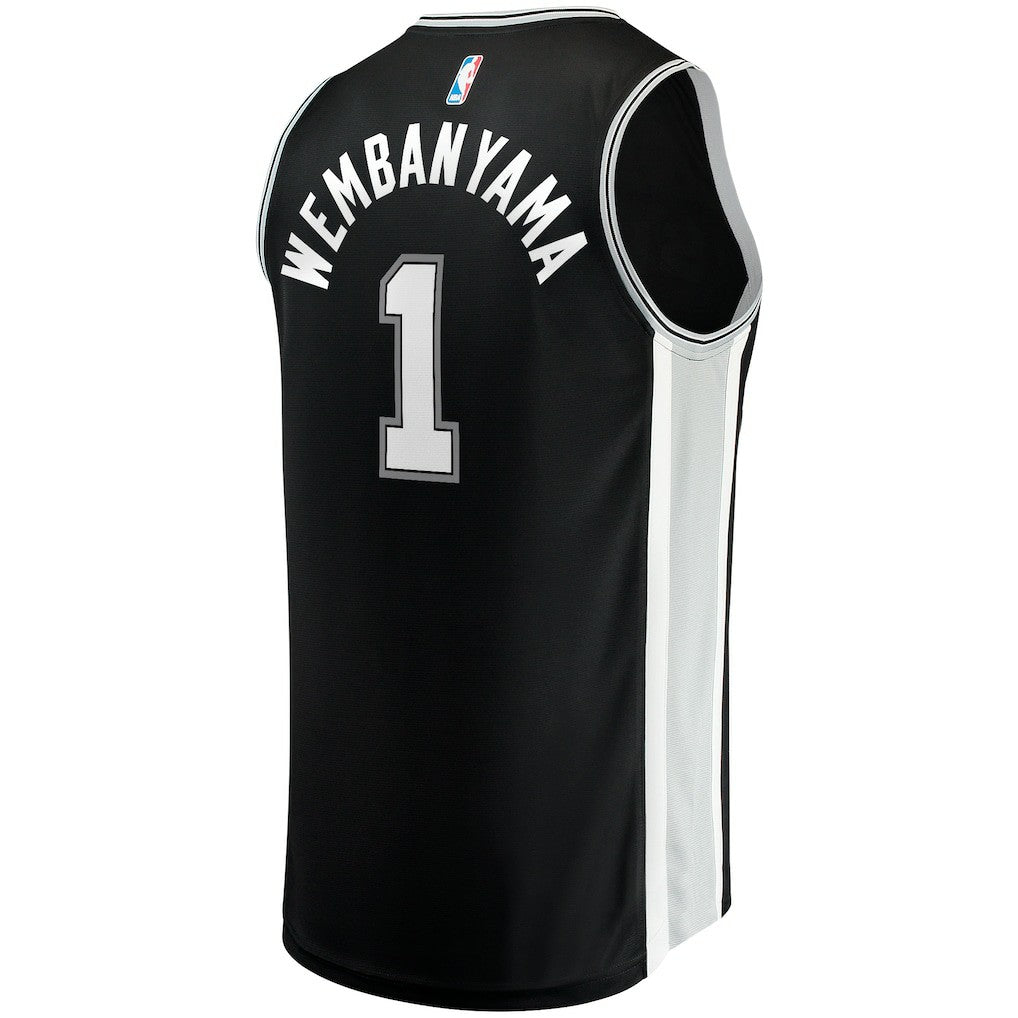 Victor Wembanyama San Antonio Spurs Fast Break Replica Jersey - Icon Edition - Black shop