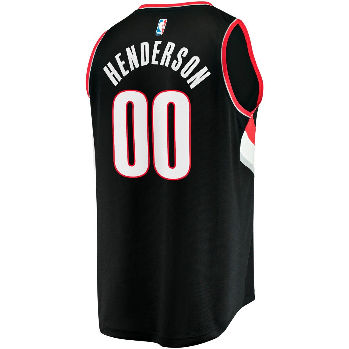 Scoot Henderson Portland Trail Blazers Fast Break Replica Jersey - Icon Edition - Black cheap