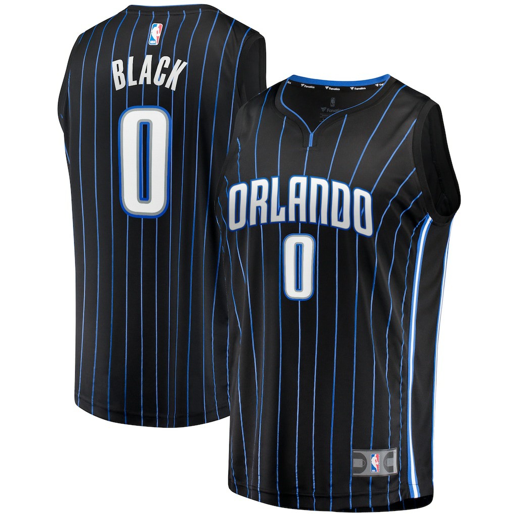 Anthony Black Orlando Magic Fast Break Replica Jersey - Icon Edition - Black for sale