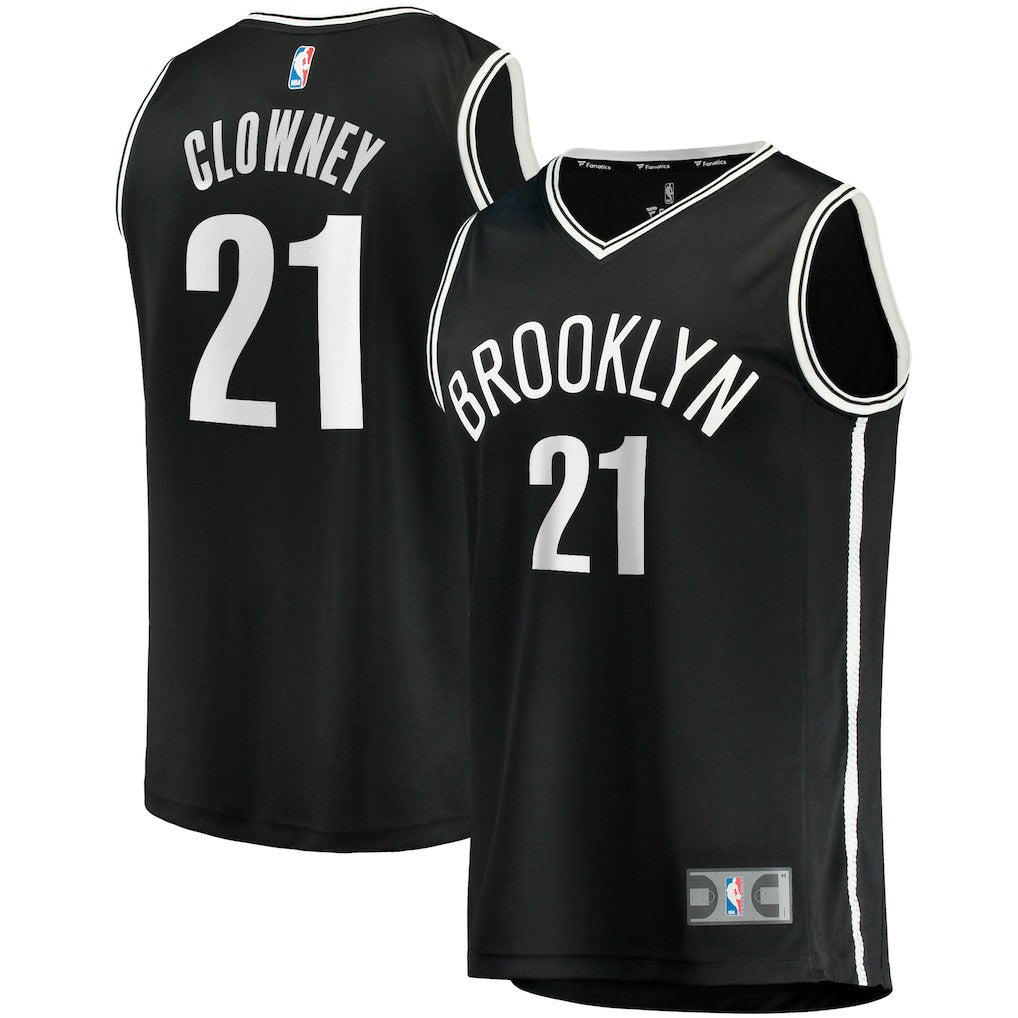Noah Clowney Brooklyn Nets Fast Break Replica Jersey - Icon Edition - Black outlet