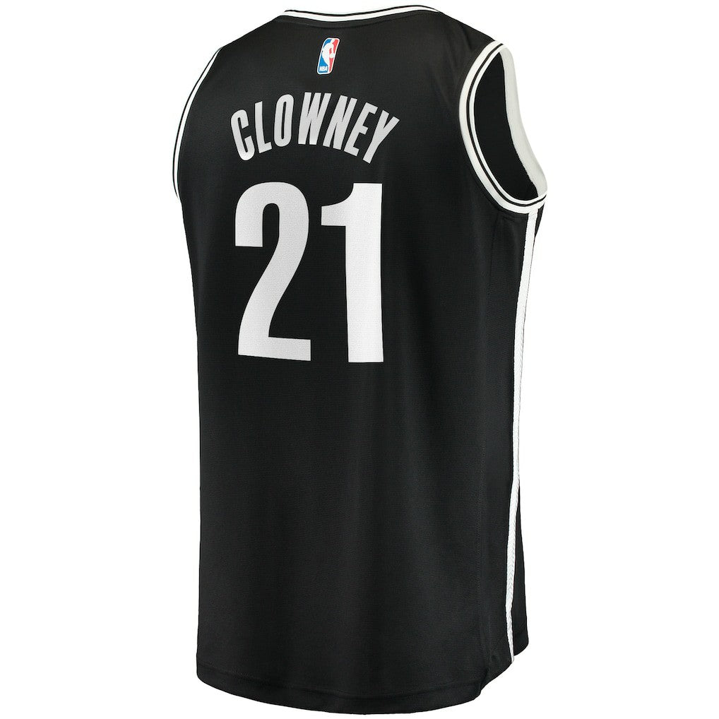 Noah Clowney Brooklyn Nets Fast Break Replica Jersey - Icon Edition - Black outlet