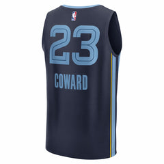 Cedric Coward Memphis Grizzlies 2025 NBA Draft First Round Pick Fast Break Replica Jersey - Icon Edition - Navy cheap
