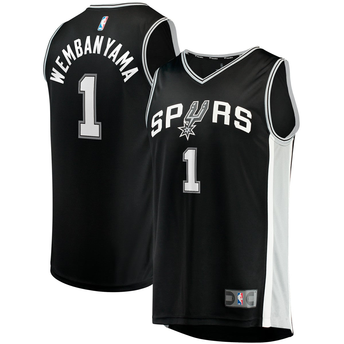 Victor Wembanyama San Antonio Spurs Youth Fast Break Replica Jersey - Icon Edition - Black shop