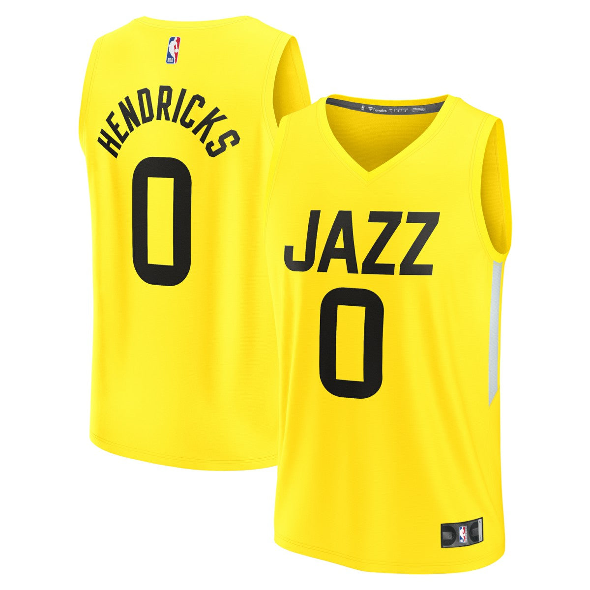Taylor Hendricks Utah Jazz Youth Fast Break Replica Jersey - Icon Edition - Yellow on sale