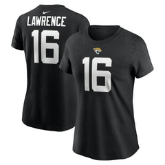 Trevor Lawrence Jacksonville Jaguars Women's Player Name & Number T-Shirt - Black outlet