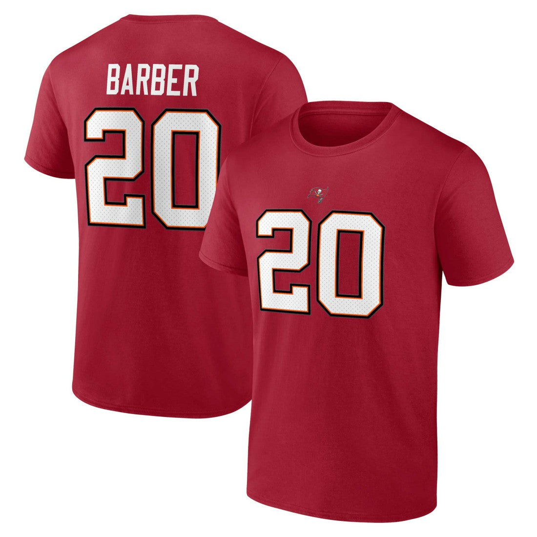 Ronde Barber Tampa Bay Buccaneers Retired Player Icon Name & Number T-Shirt - Red for sale