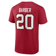 Ronde Barber Tampa Bay Buccaneers Retired Player Icon Name & Number T-Shirt - Red for sale