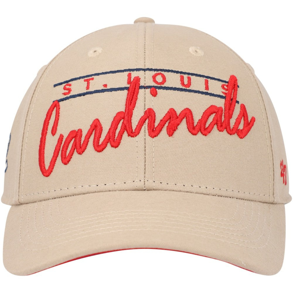St. Louis Cardinals Atwood MVP Adjustable Hat Khaki