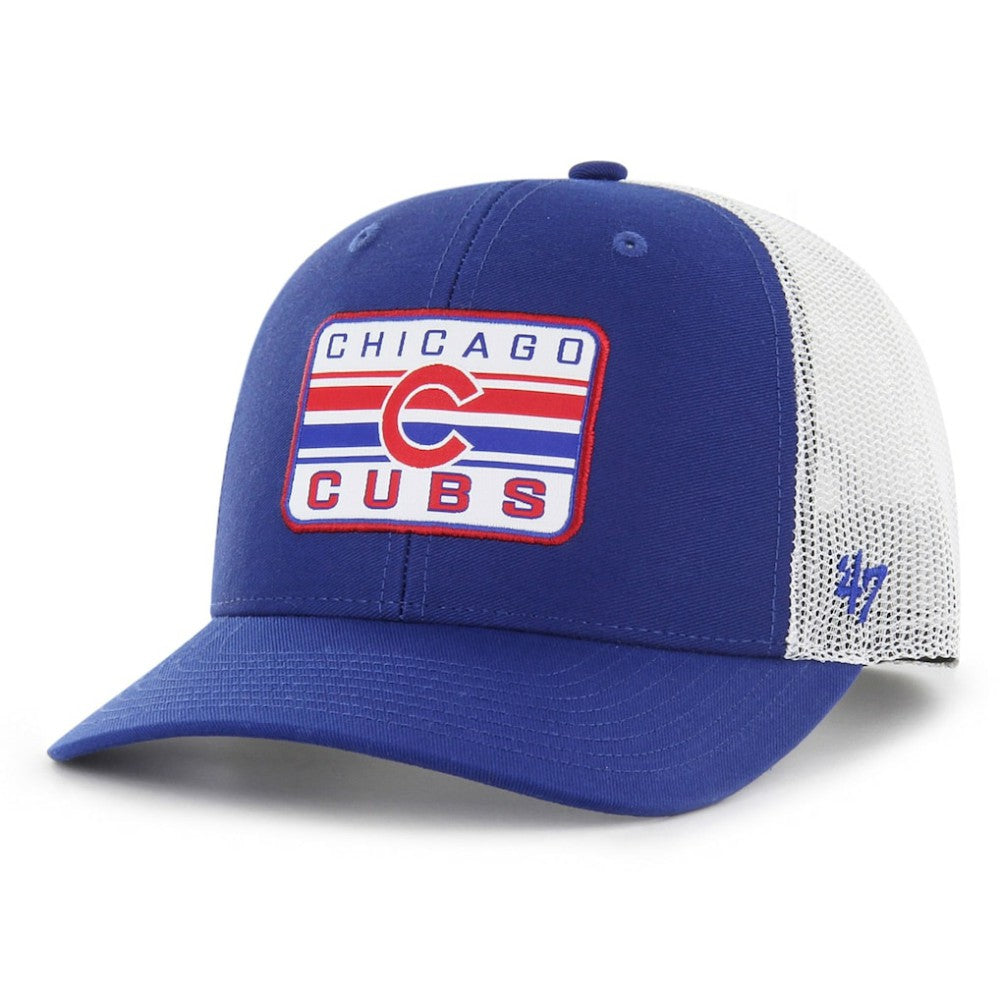 Chicago Cubs Drifter Trucker Adjustable Hat Royal