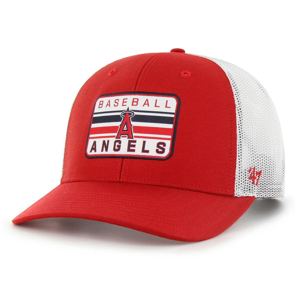 Los Angeles Angels Drifter Trucker Adjustable Hat Red