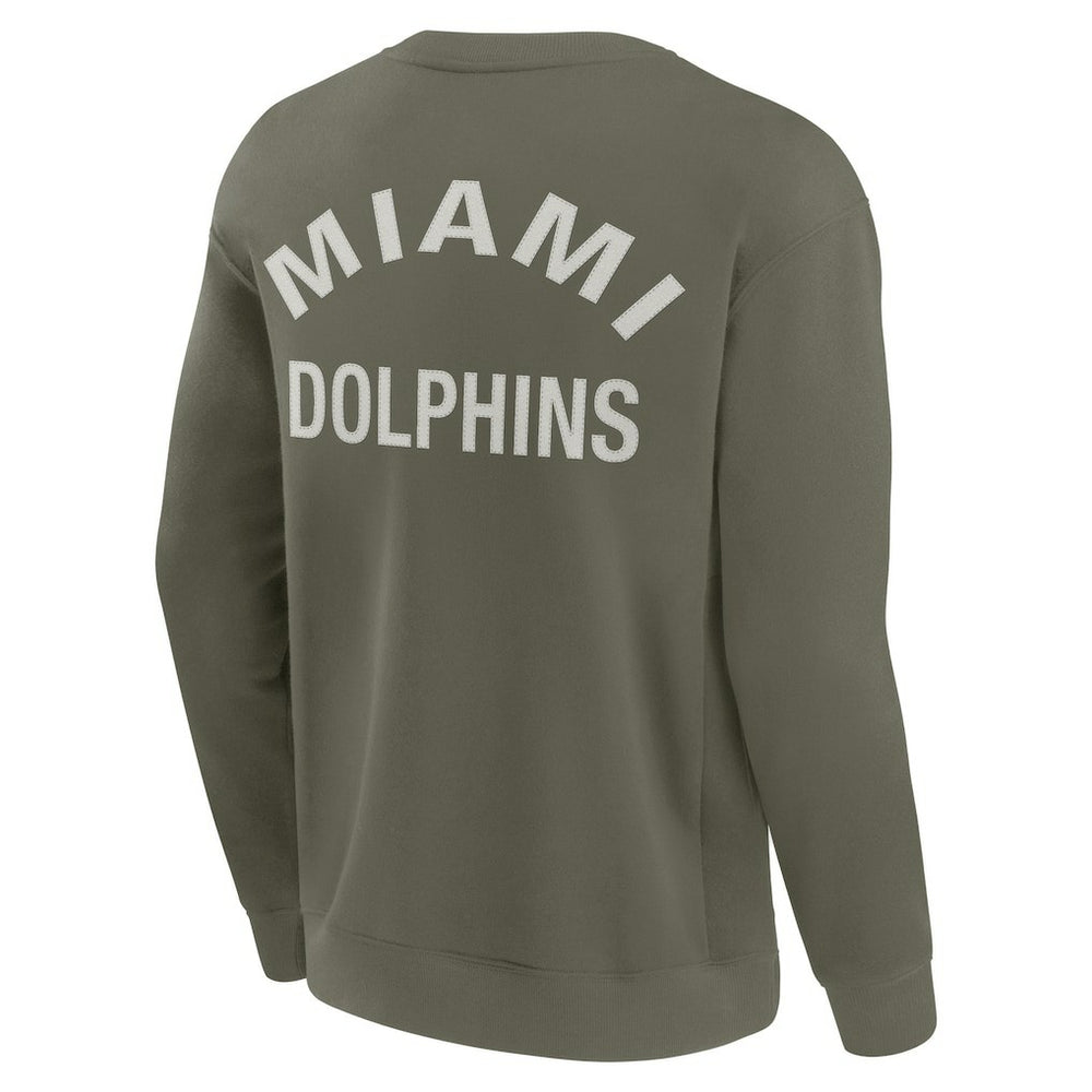 Miami Dolphins Unisex Elements Super Soft Pullover Sweatshirt - Olive online