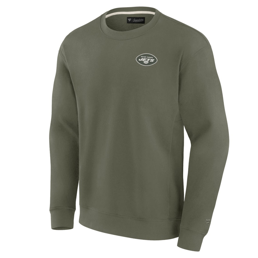 New York Jets Unisex Elements Super Soft Pullover Sweatshirt - Olive for sale