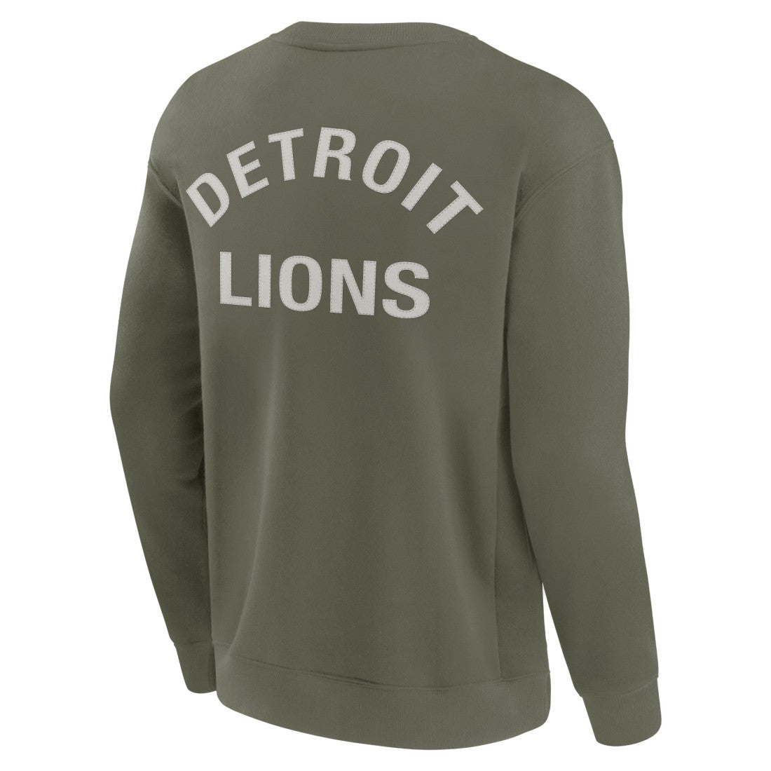 Detroit Lions Unisex Elements Super Soft Pullover Sweatshirt - Olive on sale