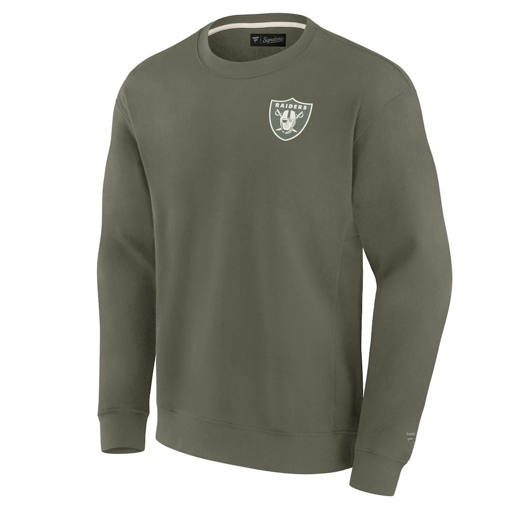 Las Vegas Raiders Unisex Elements Super Soft Pullover Sweatshirt - Olive online