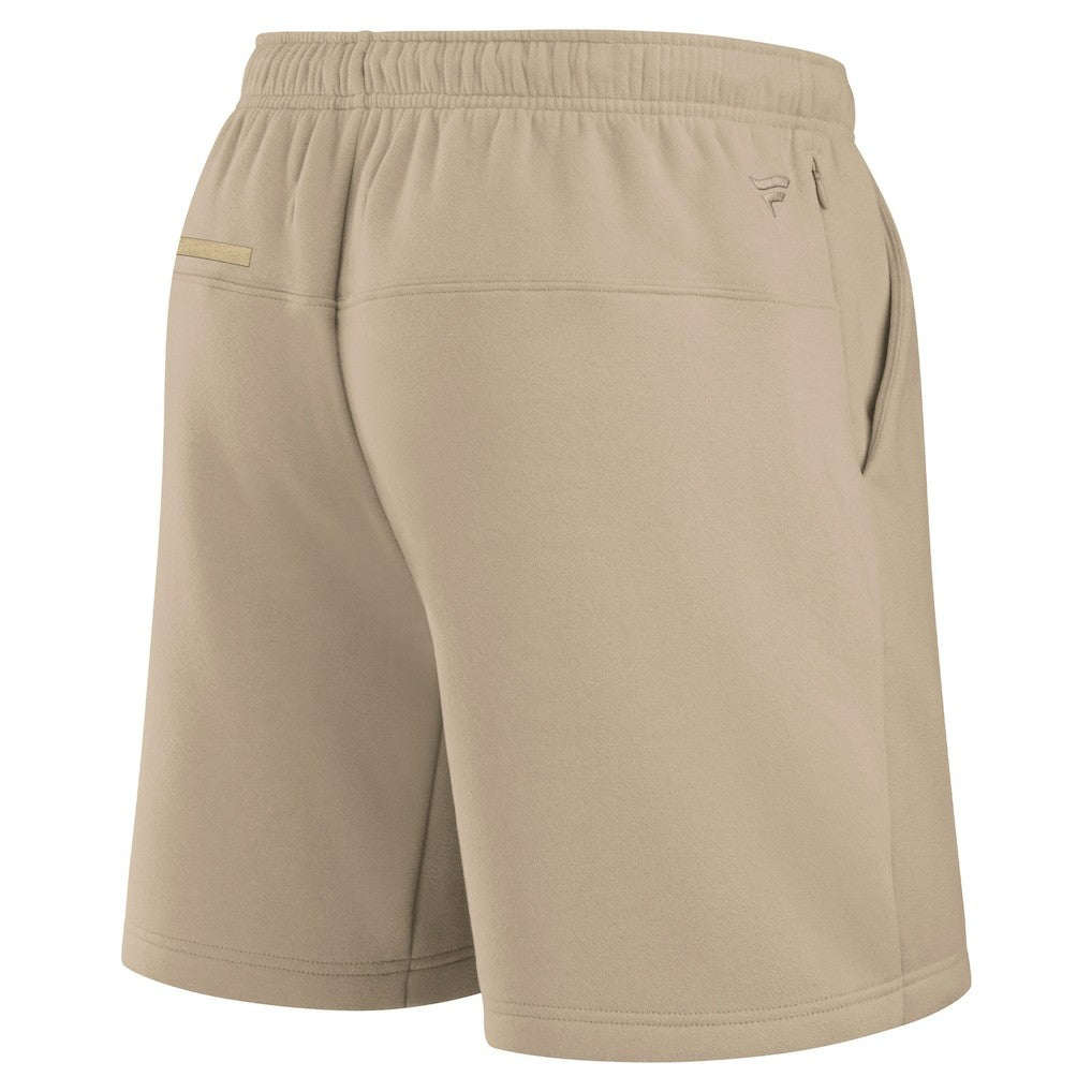 Kansas City Chiefs Unisex Elements Super Soft Fleece Shorts - Khaki outlet
