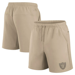 Las Vegas Raiders Unisex Elements Super Soft Fleece Shorts - Khaki outlet