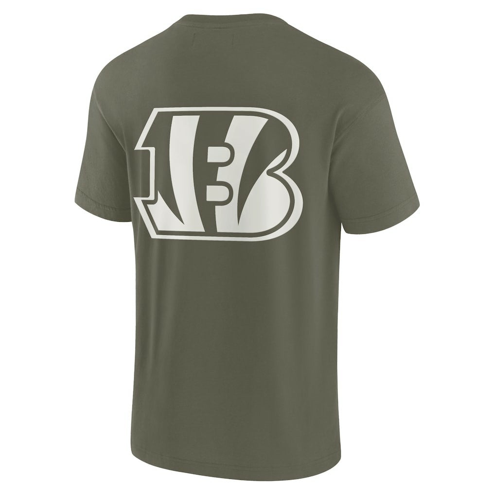Cincinnati Bengals Unisex Elements Super Soft Short Sleeve T-Shirt - Olive outlet