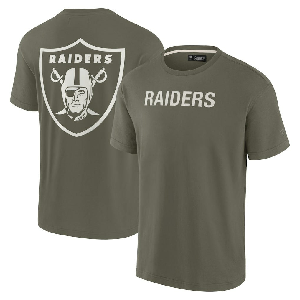 Las Vegas Raiders Unisex Elements Super Soft Short Sleeve T-Shirt - Olive online