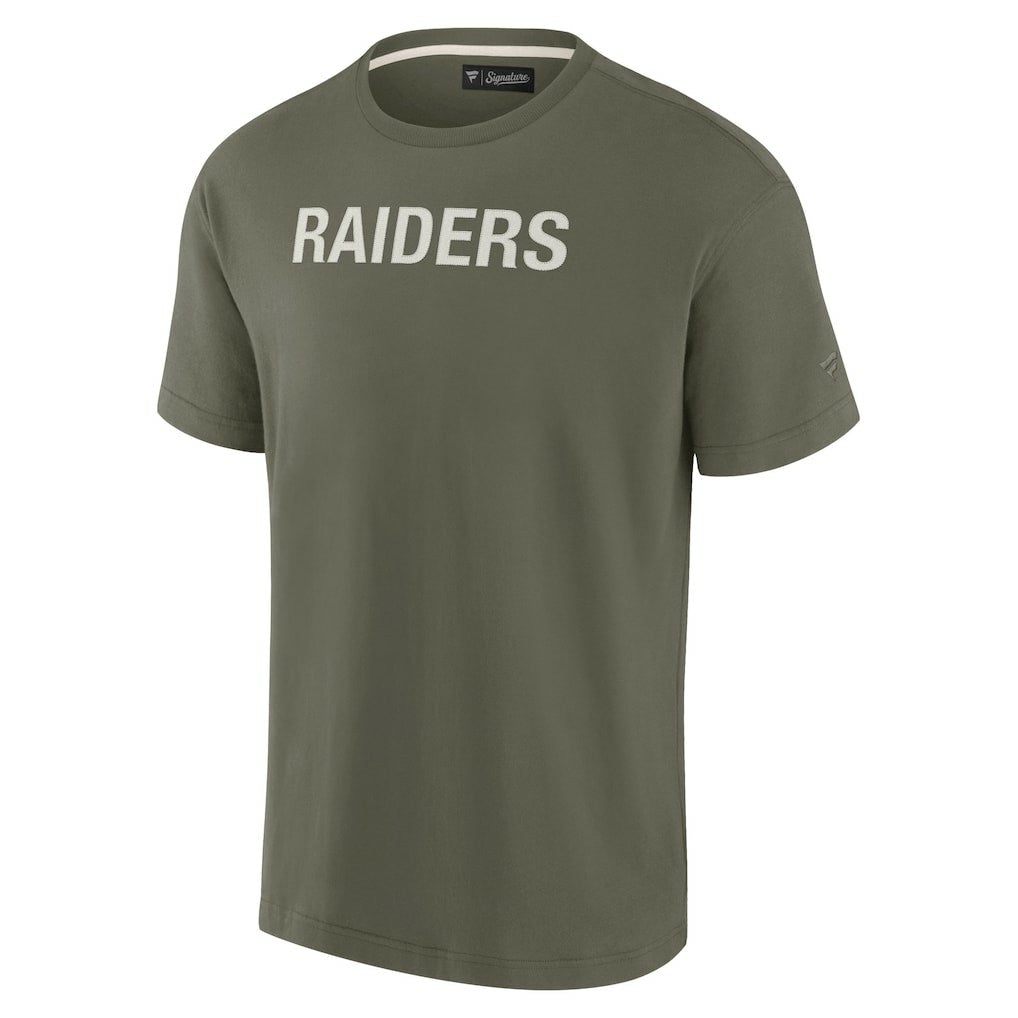 Las Vegas Raiders Unisex Elements Super Soft Short Sleeve T-Shirt - Olive online