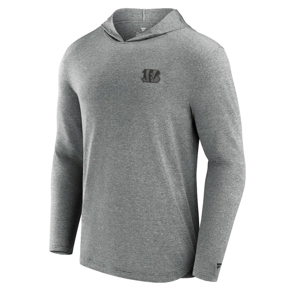 Cincinnati Bengals Front Office Tech Lightweight Hoodie T-Shirt - Black on sale