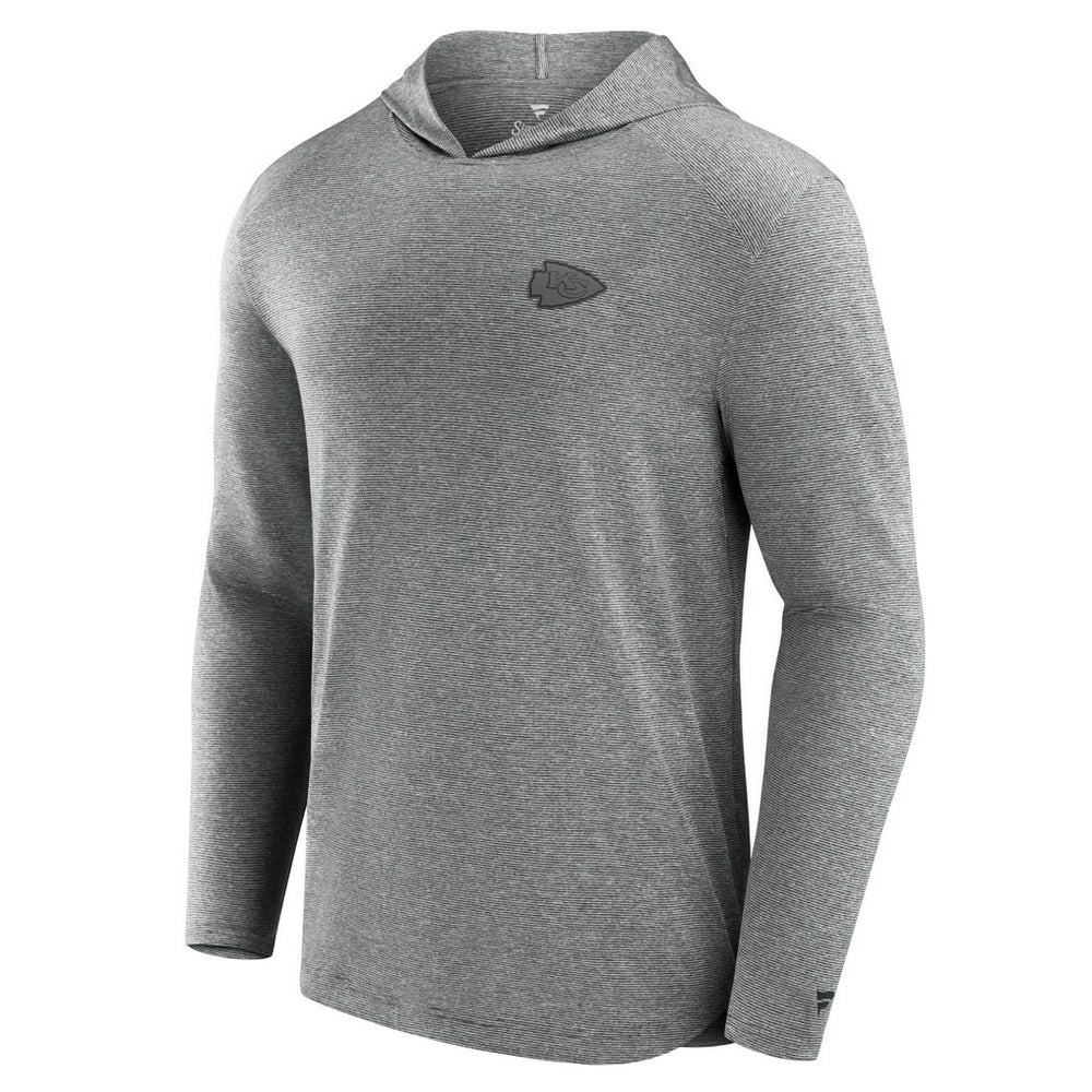 Kansas City Chiefs Front Office Tech Lightweight Hoodie T-Shirt - Black on sale