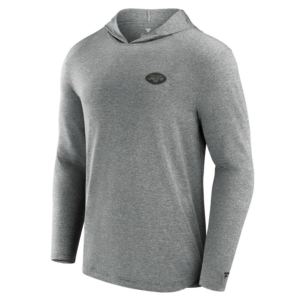 New York Jets Front Office Tech Lightweight Hoodie T-Shirt - Black discount