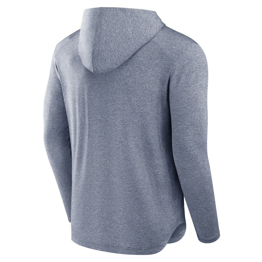 New England Patriots Front Office Tech Lightweight Hoodie T-Shirt - Navy for sale