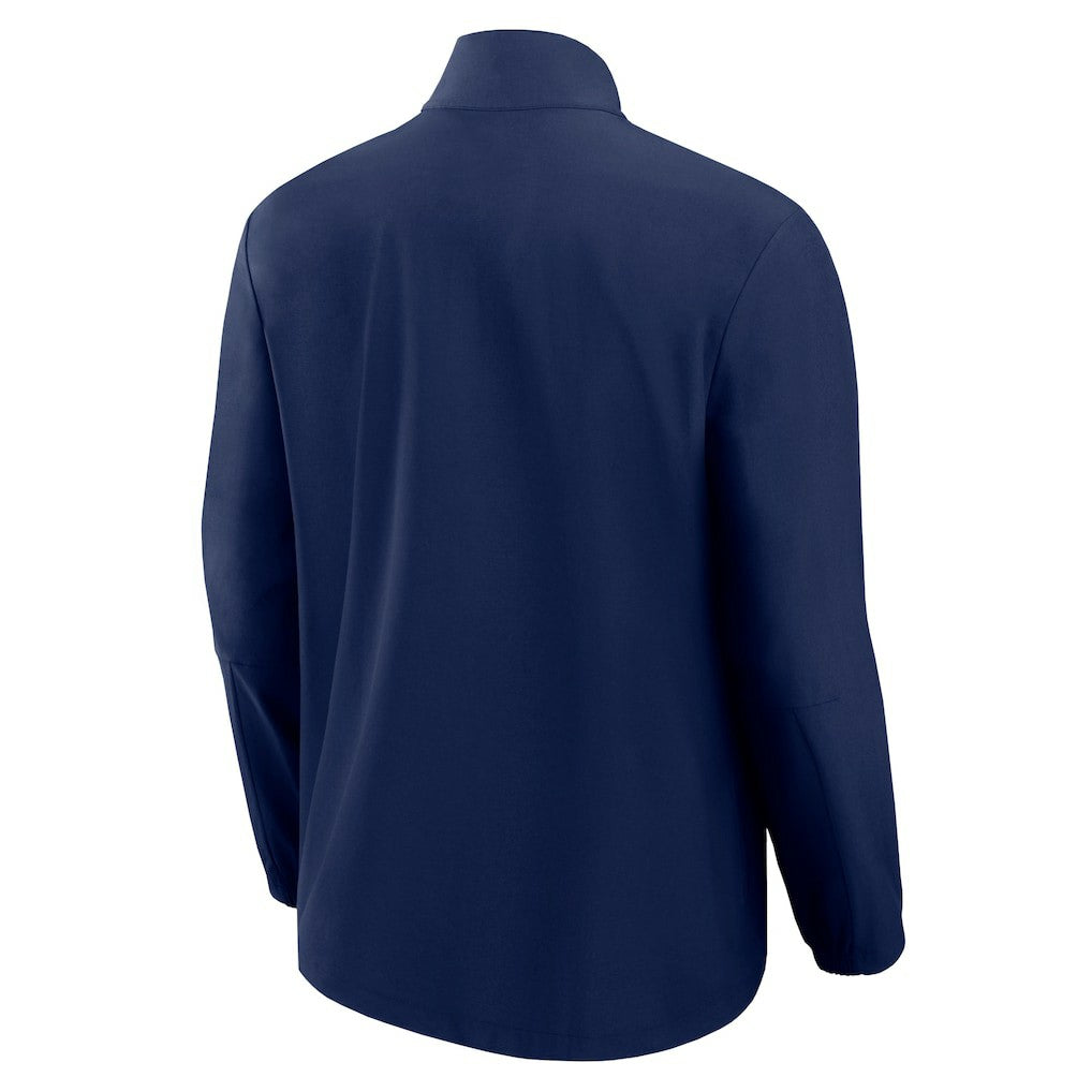 Denver Broncos Front Office Micro Tonal Quarter-Zip Pullover - Navy outlet