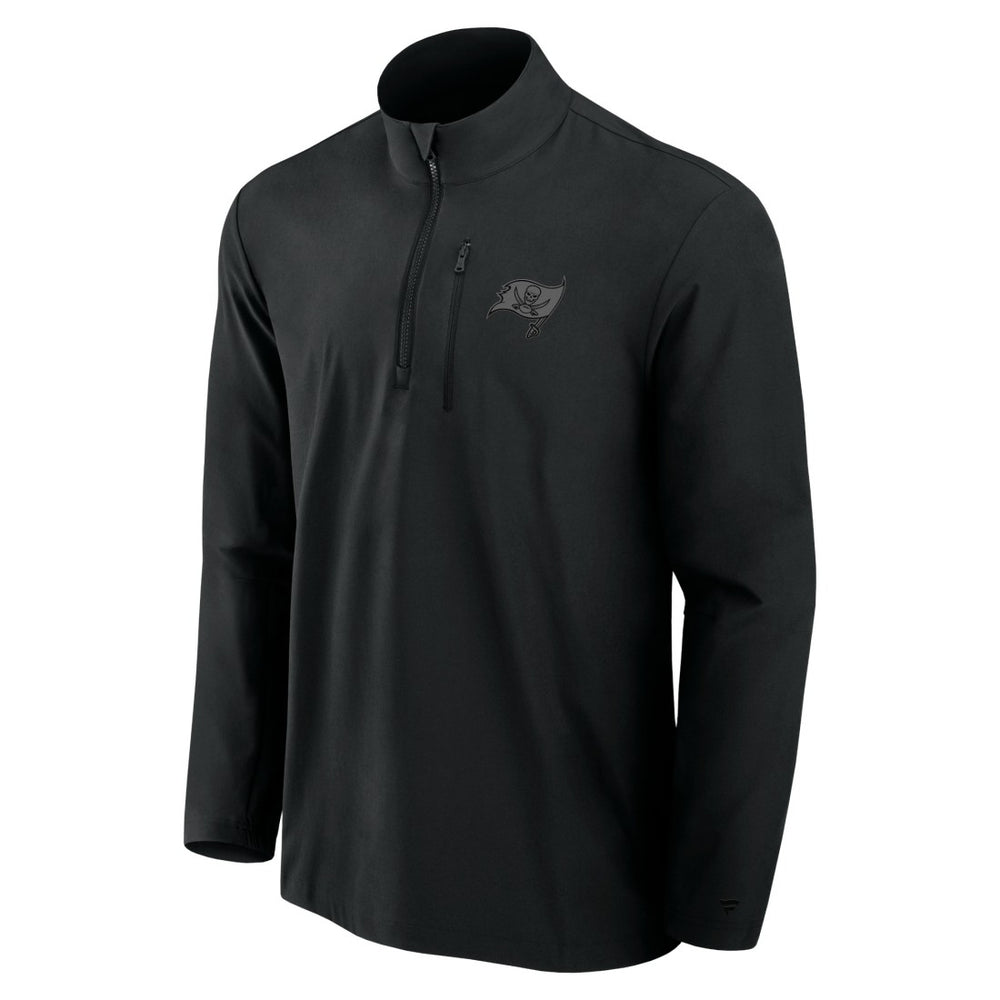 Tampa Bay Buccaneers Front Office Micro Tonal Quarter-Zip Pullover - Black online