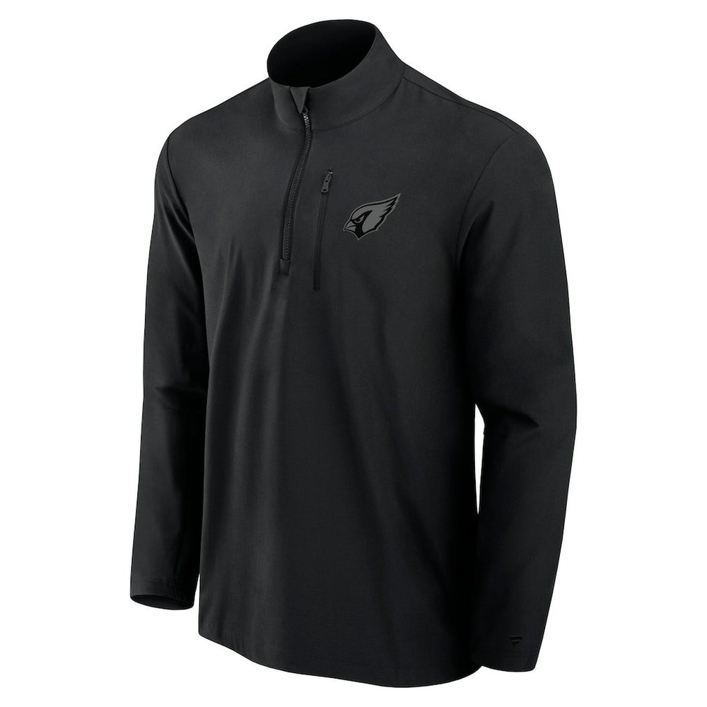 Arizona Cardinals Front Office Micro Tonal Quarter-Zip Pullover - Black cheap