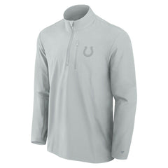 Indianapolis Colts Front Office Micro Tonal Quarter-Zip Pullover - Gray discount