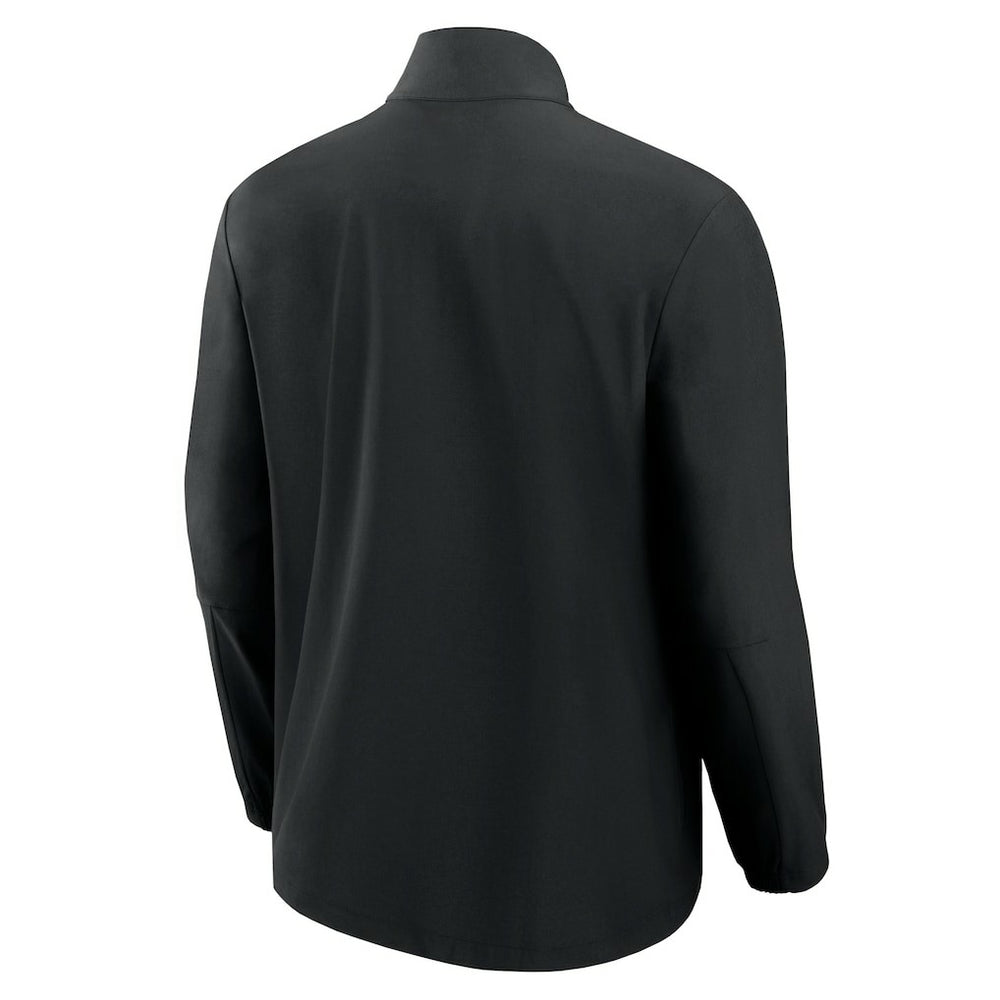 Atlanta Falcons Front Office Micro Tonal Quarter-Zip Pullover - Black online