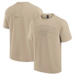 Cincinnati Bengals Unisex Elements Heavyweight Tri-Blend T-Shirt - Khaki discount