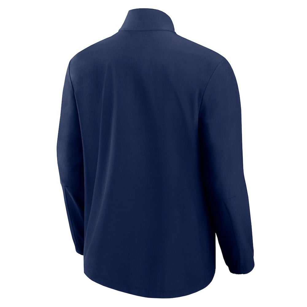 New England Patriots Front Office Micro Tonal Quarter-Zip Pullover - Navy outlet