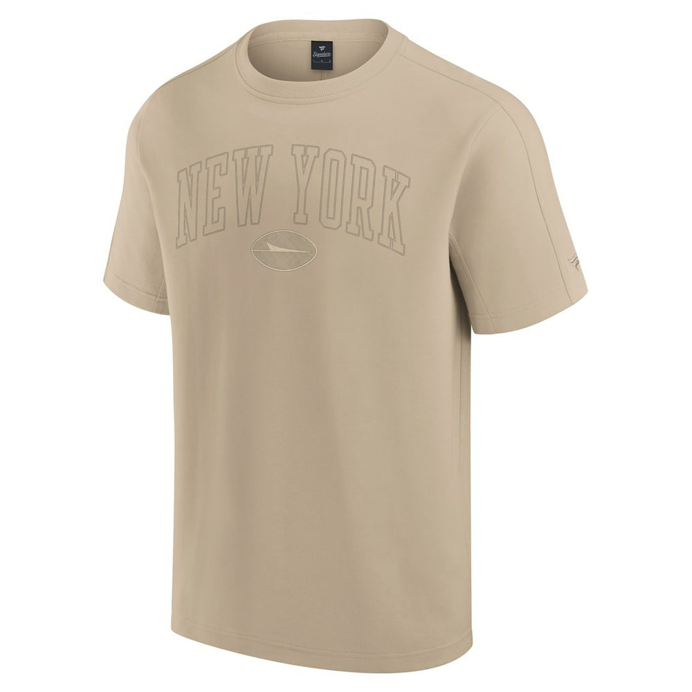 New York Jets Unisex Elements Heavyweight Tri-Blend T-Shirt - Khaki outlet