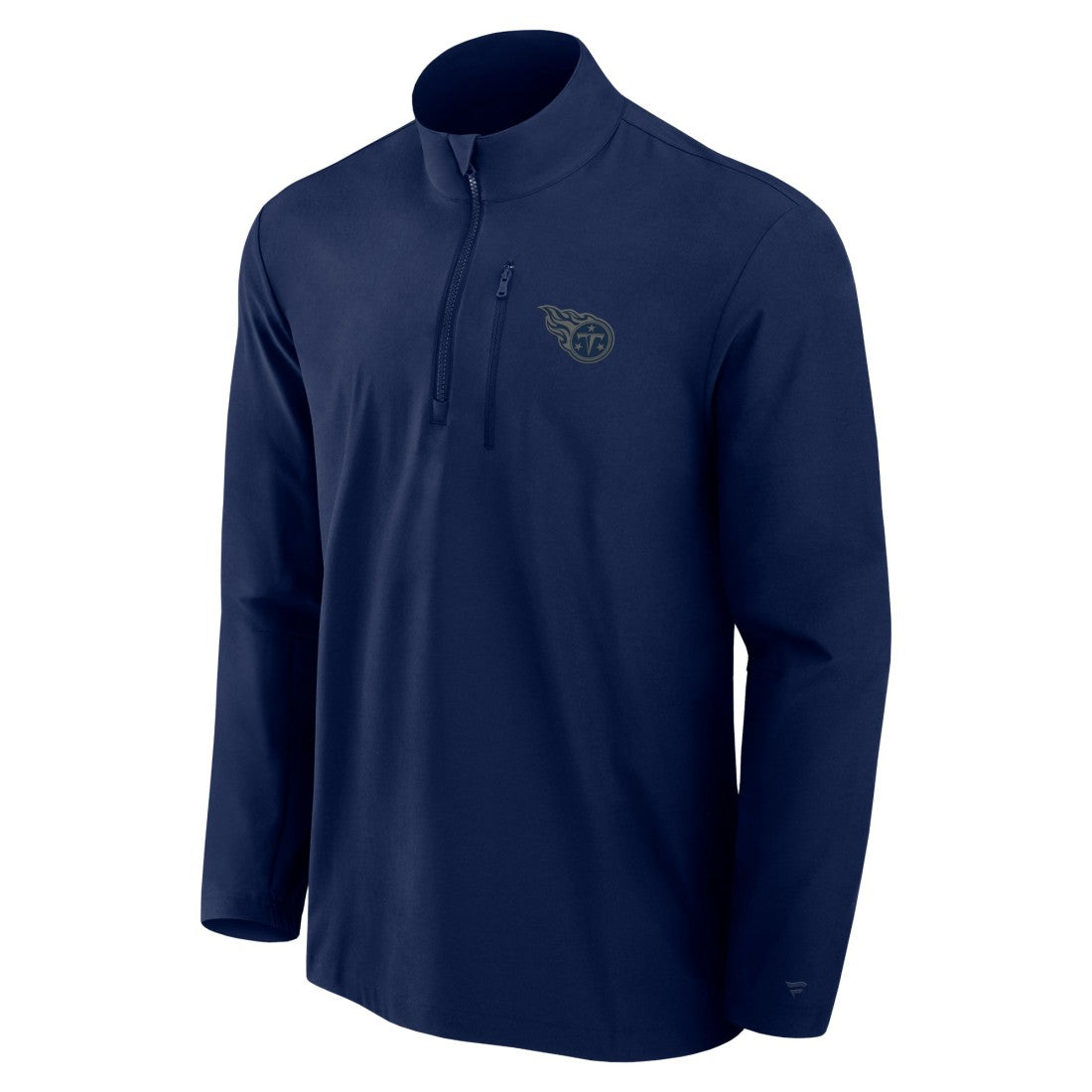 Tennessee Titans Front Office Micro Tonal Quarter-Zip Pullover - Navy for sale