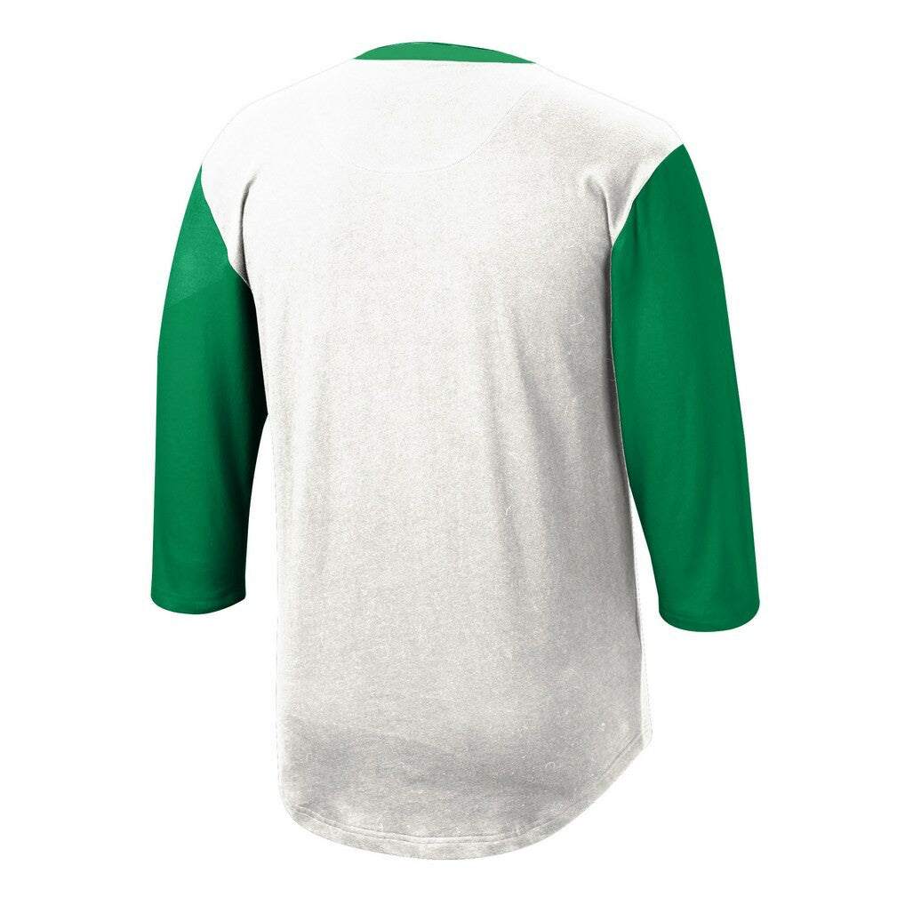 New York Jets Legacy Slub Henley 3/4 Sleeve T-Shirt - White on sale