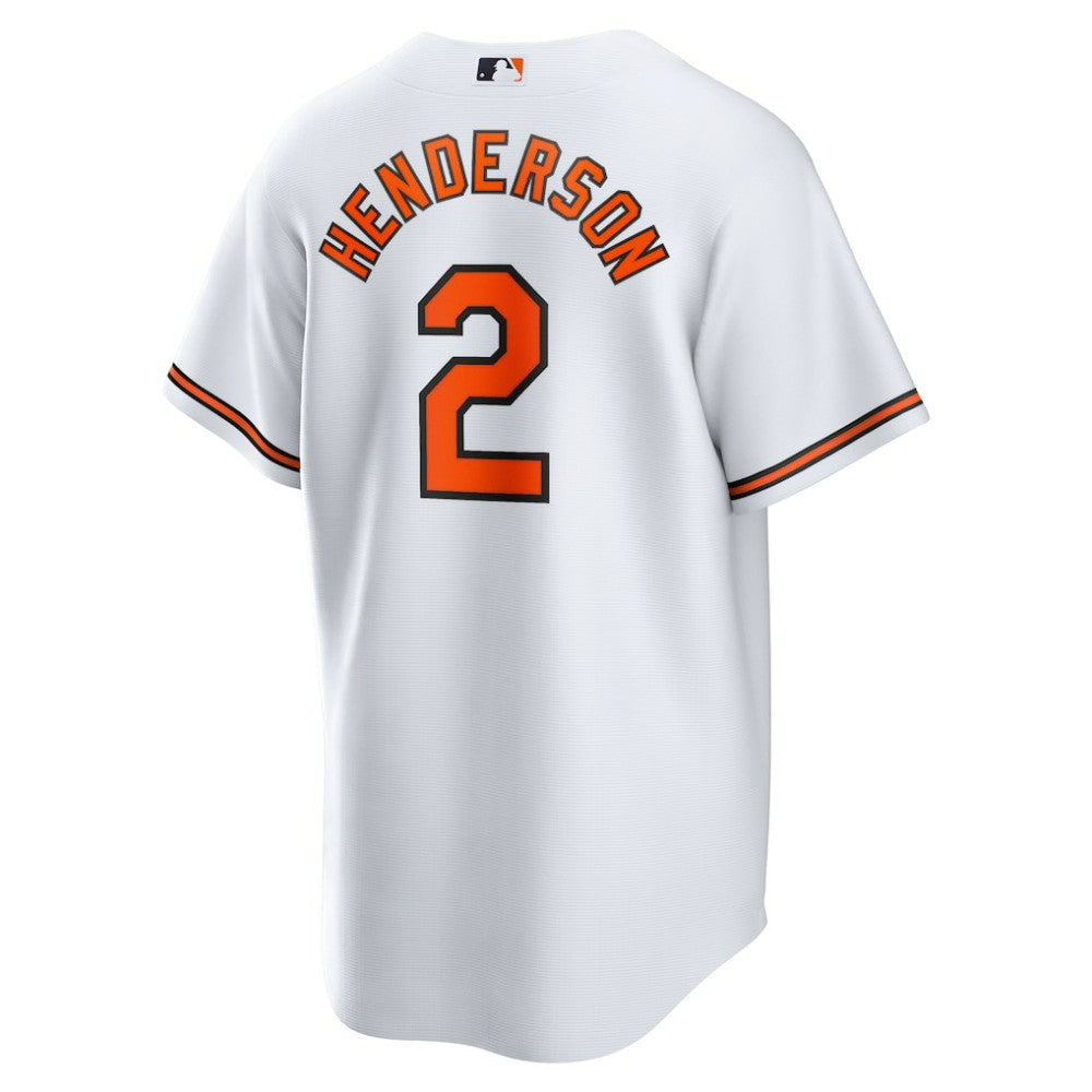 Gunnar Henderson Baltimore Orioles Home Replica Player Jersey White