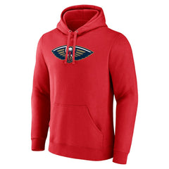 New Orleans Pelicans Primary Logo Pullover Hoodie - Red discount