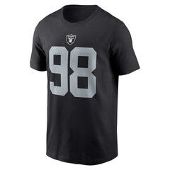 Maxx Crosby Las Vegas Raiders Player Name & Number T-Shirt - Black sale