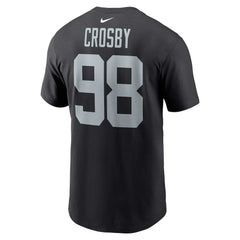 Maxx Crosby Las Vegas Raiders Player Name & Number T-Shirt - Black sale