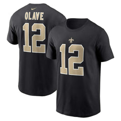 Chris Olave New Orleans Saints Player Name & Number T-Shirt - Black online